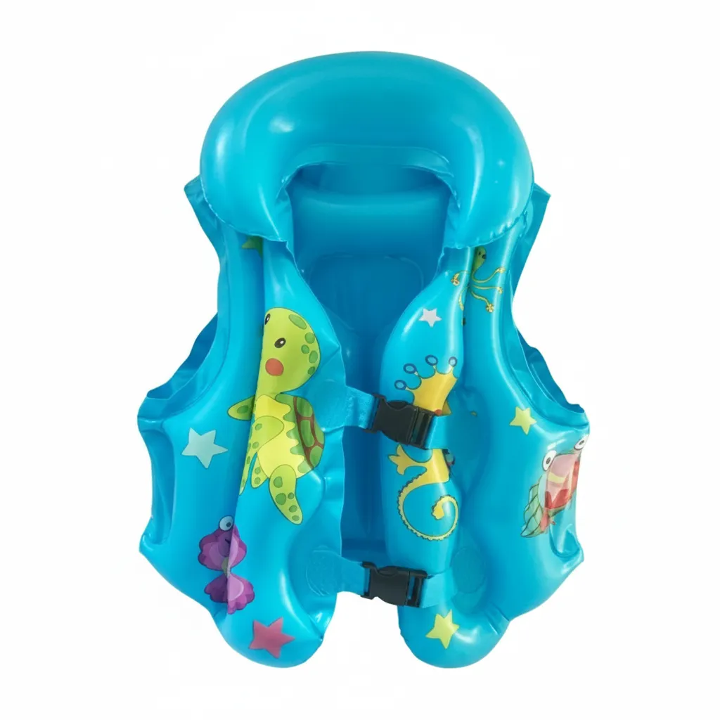 Casey Kids Inflatable Swimming Vest Blue for Ages 2-10