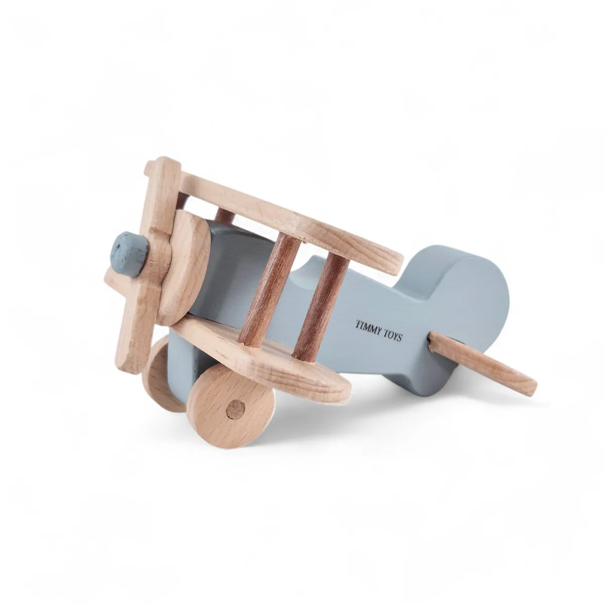 Timmy Toys Wooden Aeroplane - Blue