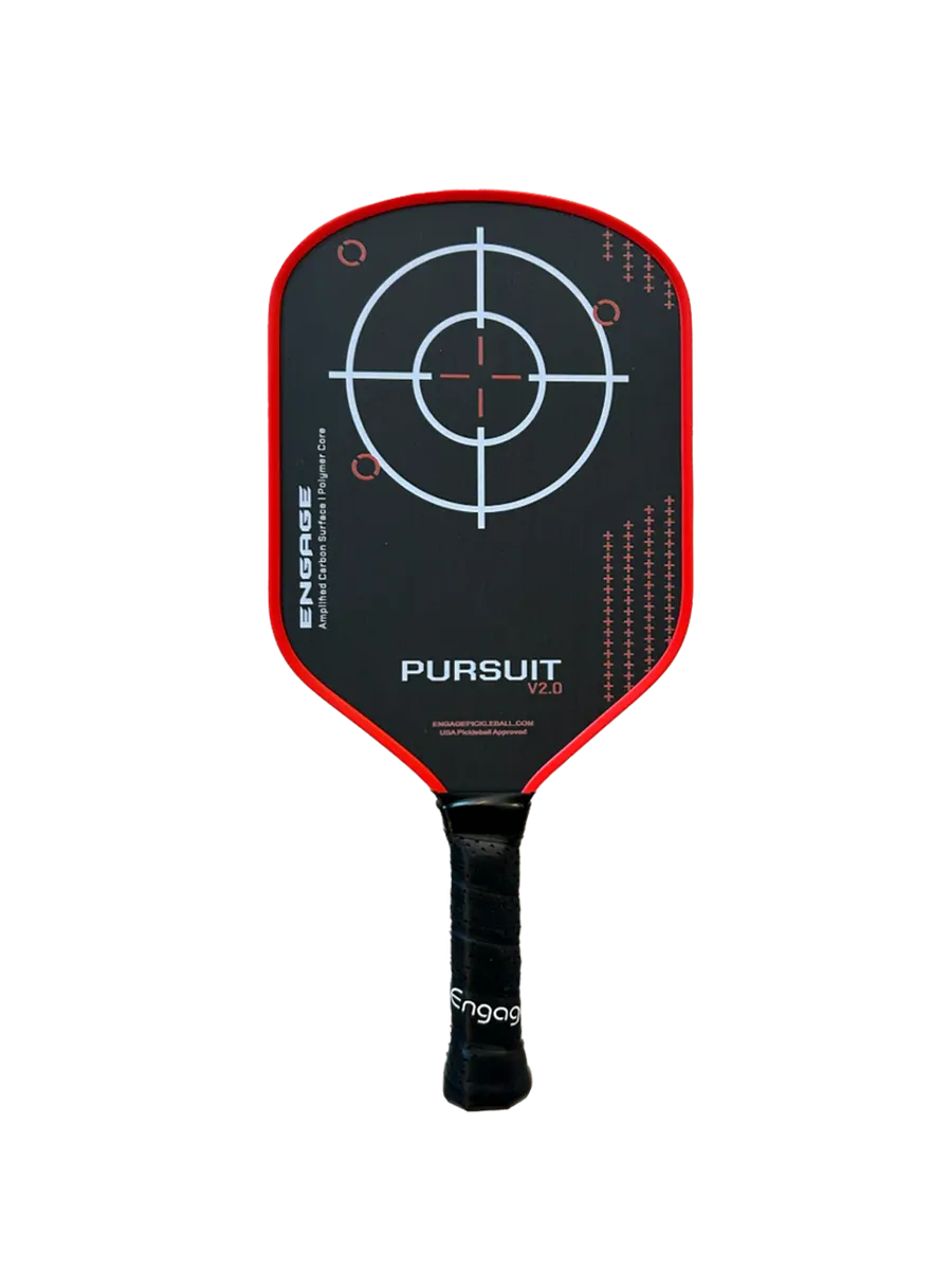 Pursuit V2.0 Pickleball Paddle - Crimson Red