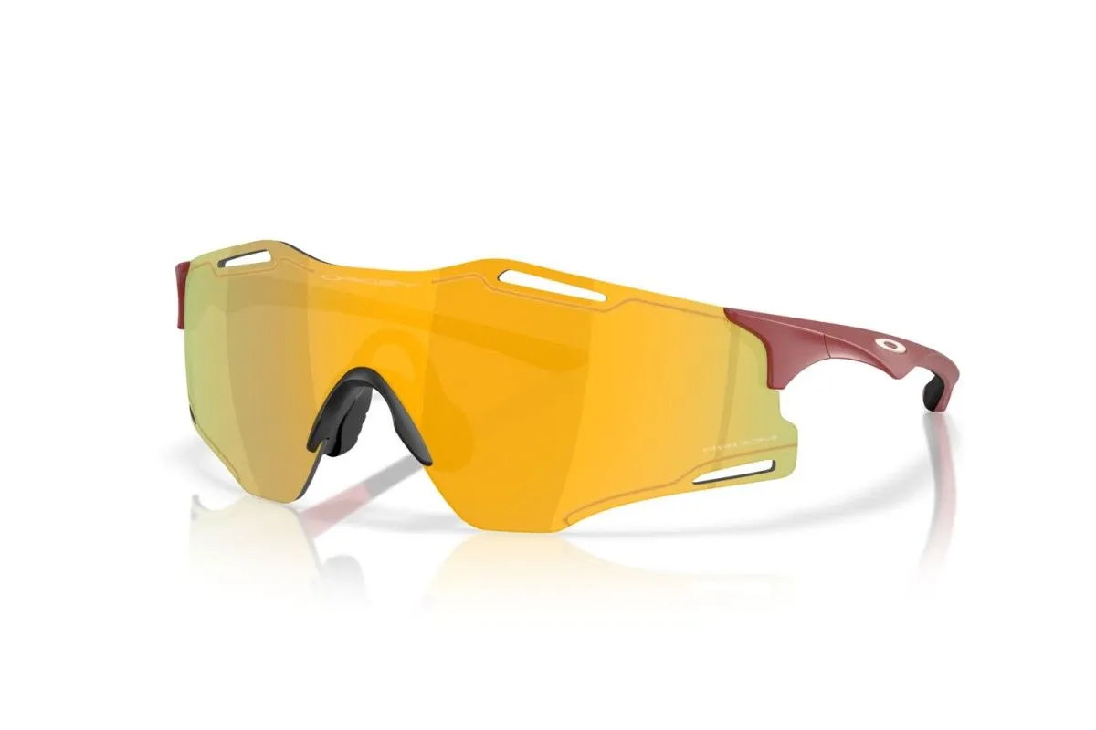Oakley Unisex Cybr Zero Sunglasses - Matte Iron Red