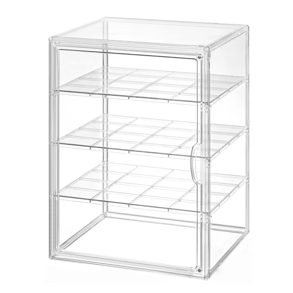 4-Tier Clear Display Case for Bakery, Pastry & Collectibles & Figures