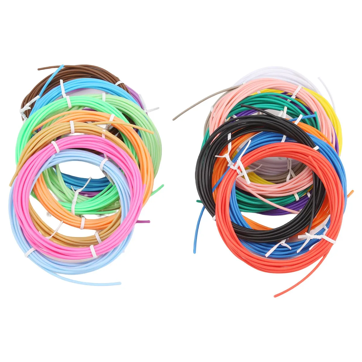 3D Printing Pen PCL Filament Refills 1.75mm, Pack of 20 Random Color, Low M