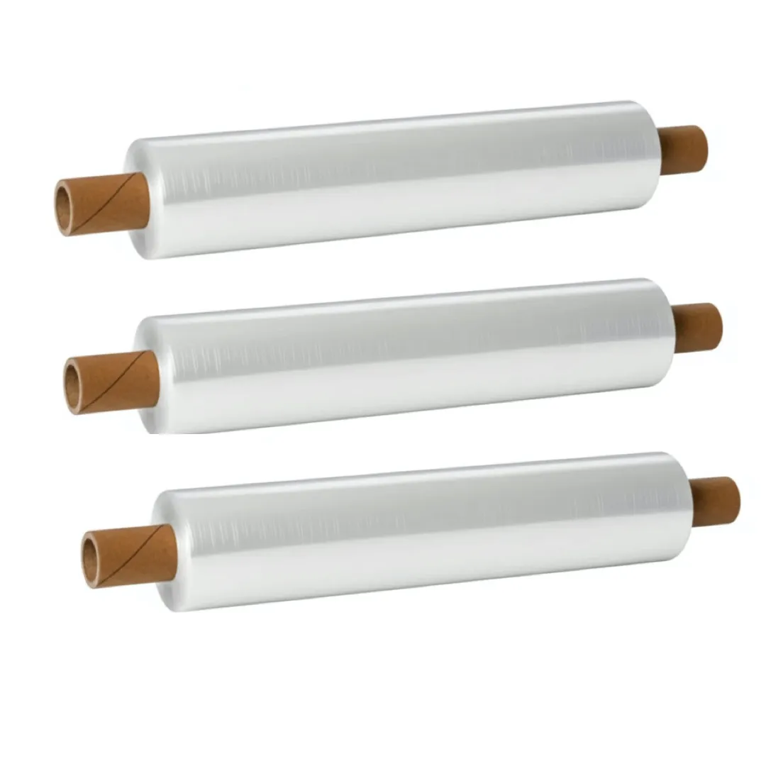 Plastic Stretchable Wrapping Roll - Clear 200m (Pack of 3)