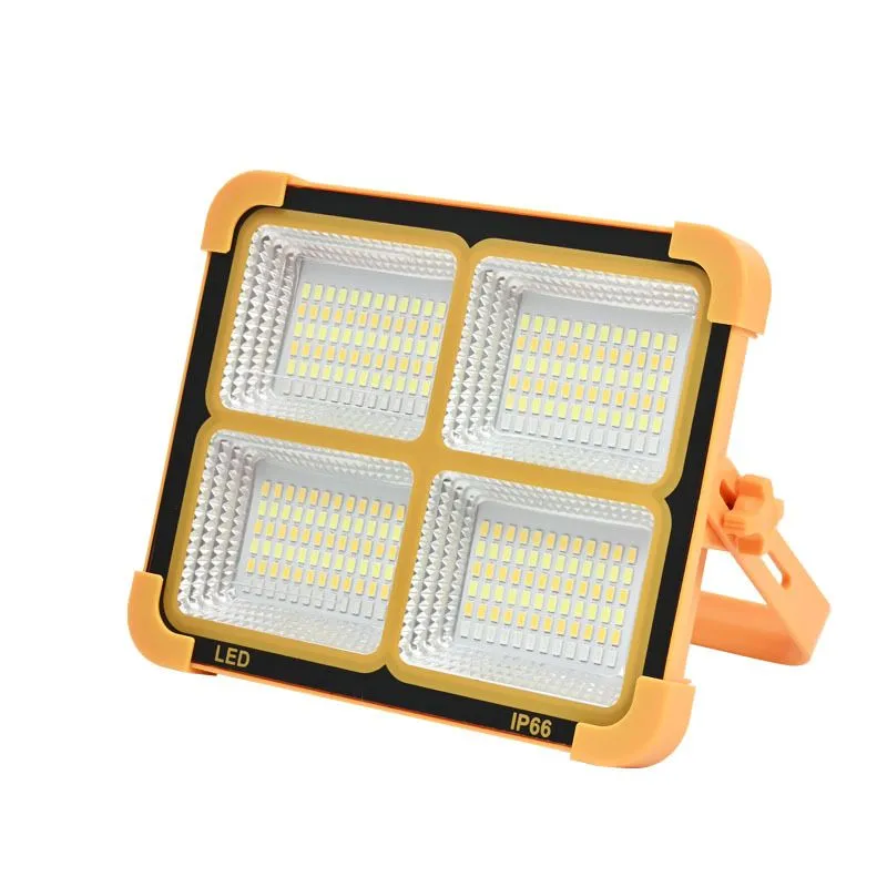 Super Bright Solar Floodlight, Portable & Rechargeable for Camping