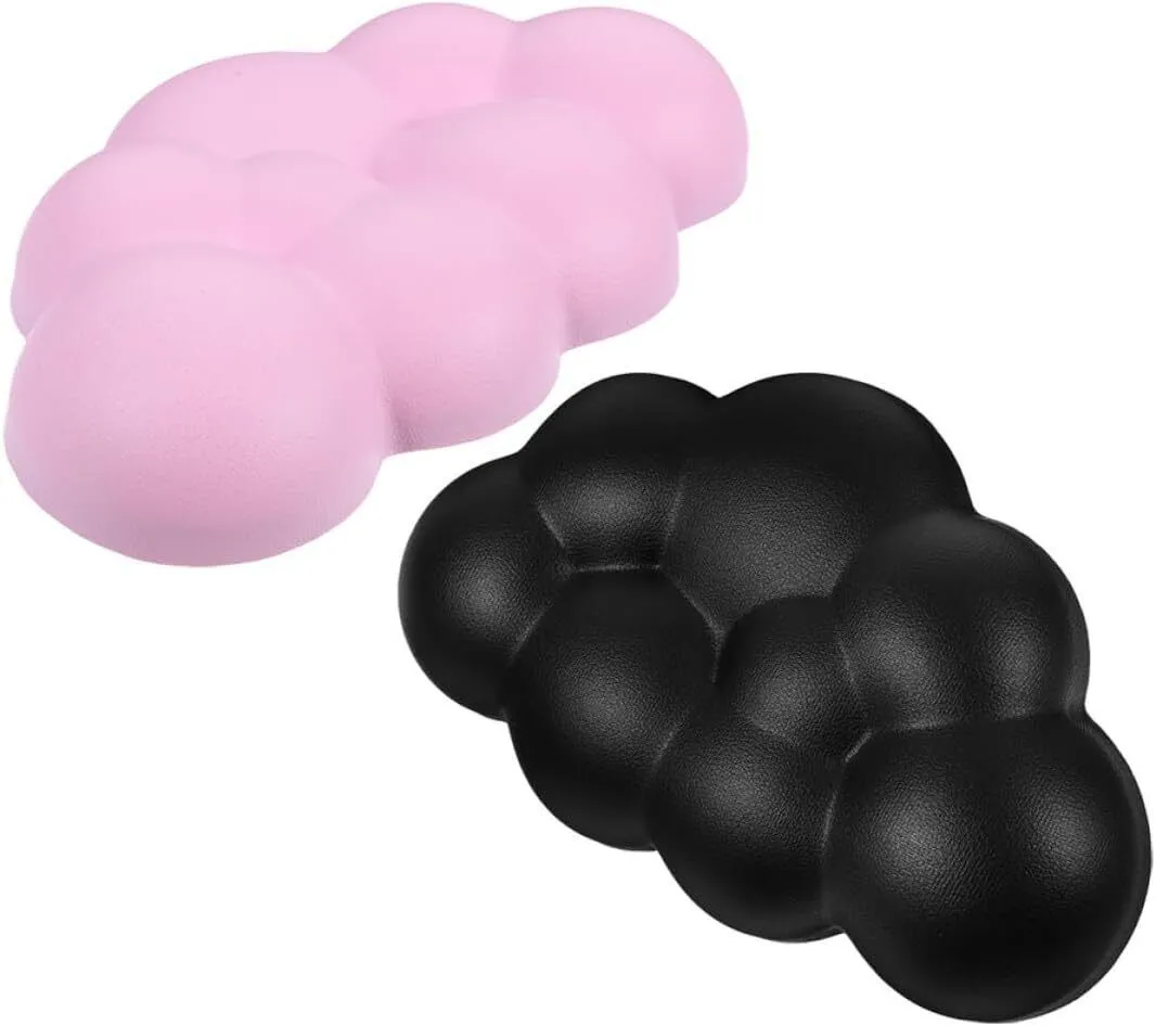 2pcs Keyboard Wrist Rest Set, Non-Slip Comfortable Wrist Support Pads