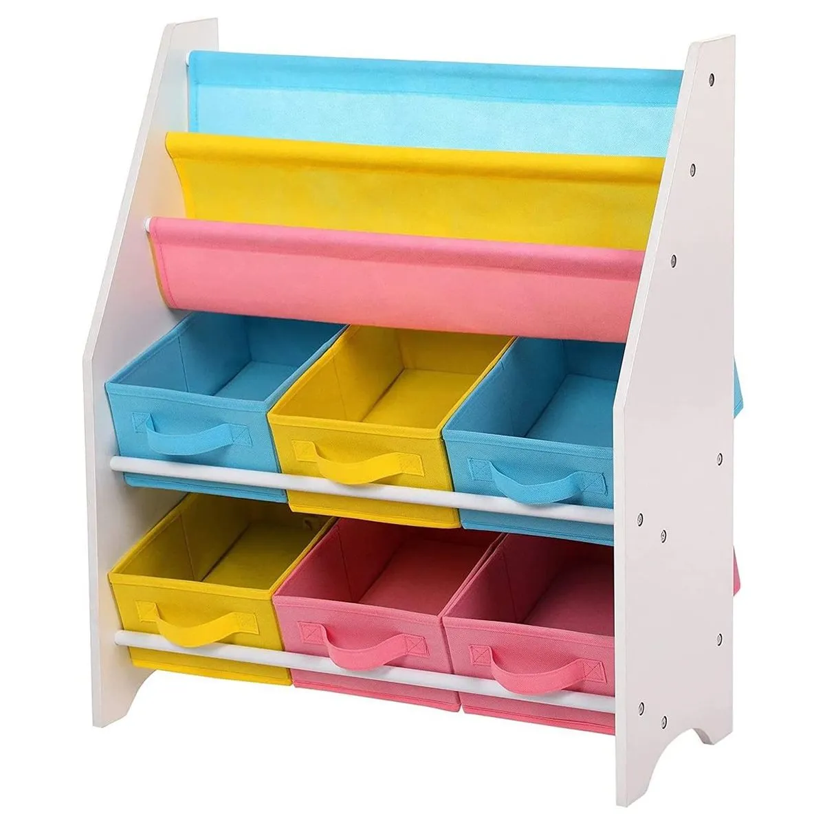 LAZAVA Children Toy Storage Bookcase Bins Small Shelf Organiser