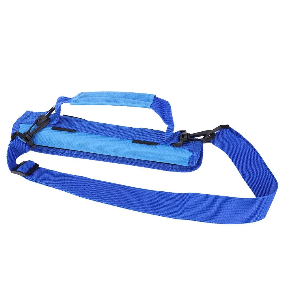 Blue nylon golf club carry bag