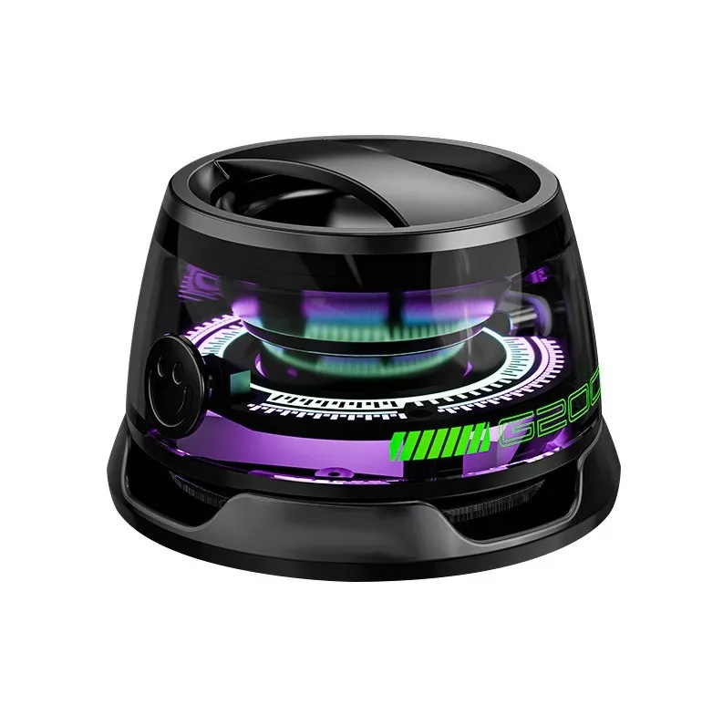 Cool black magnetic mini speaker