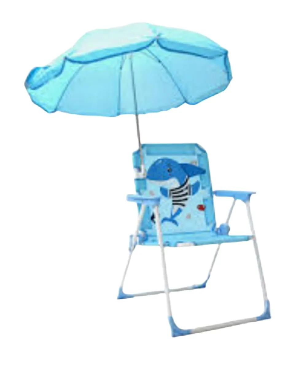 Kids Outdoor Beach Chair with Umbrella