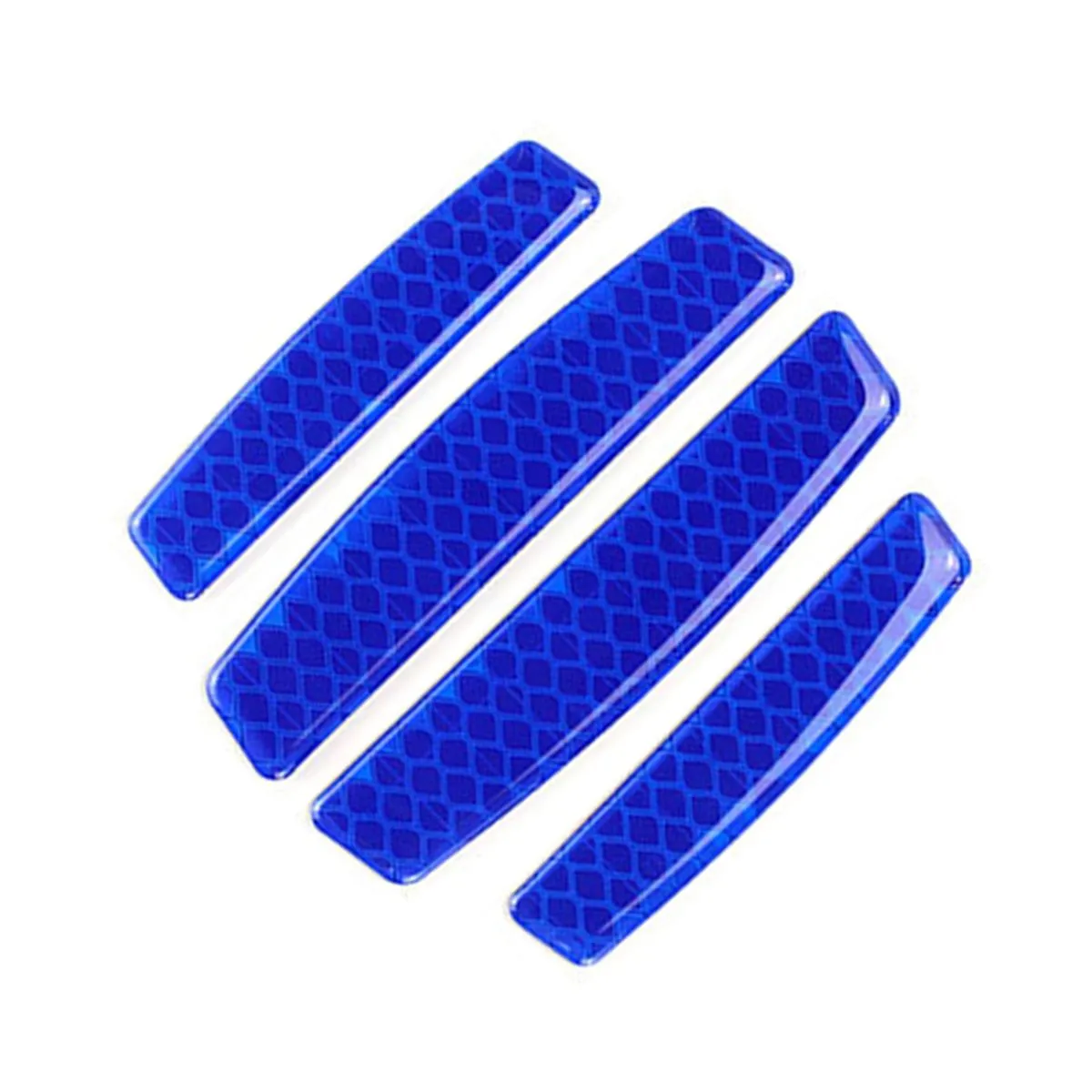 SH-CDG-002 4PCS Reflective Car Door Edge & Corner Guards - Blue