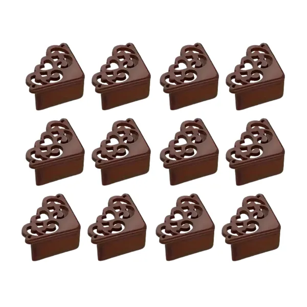 12pcs Table Corner Protectors - Decorative Safety Edge Guards for Kids - Brown