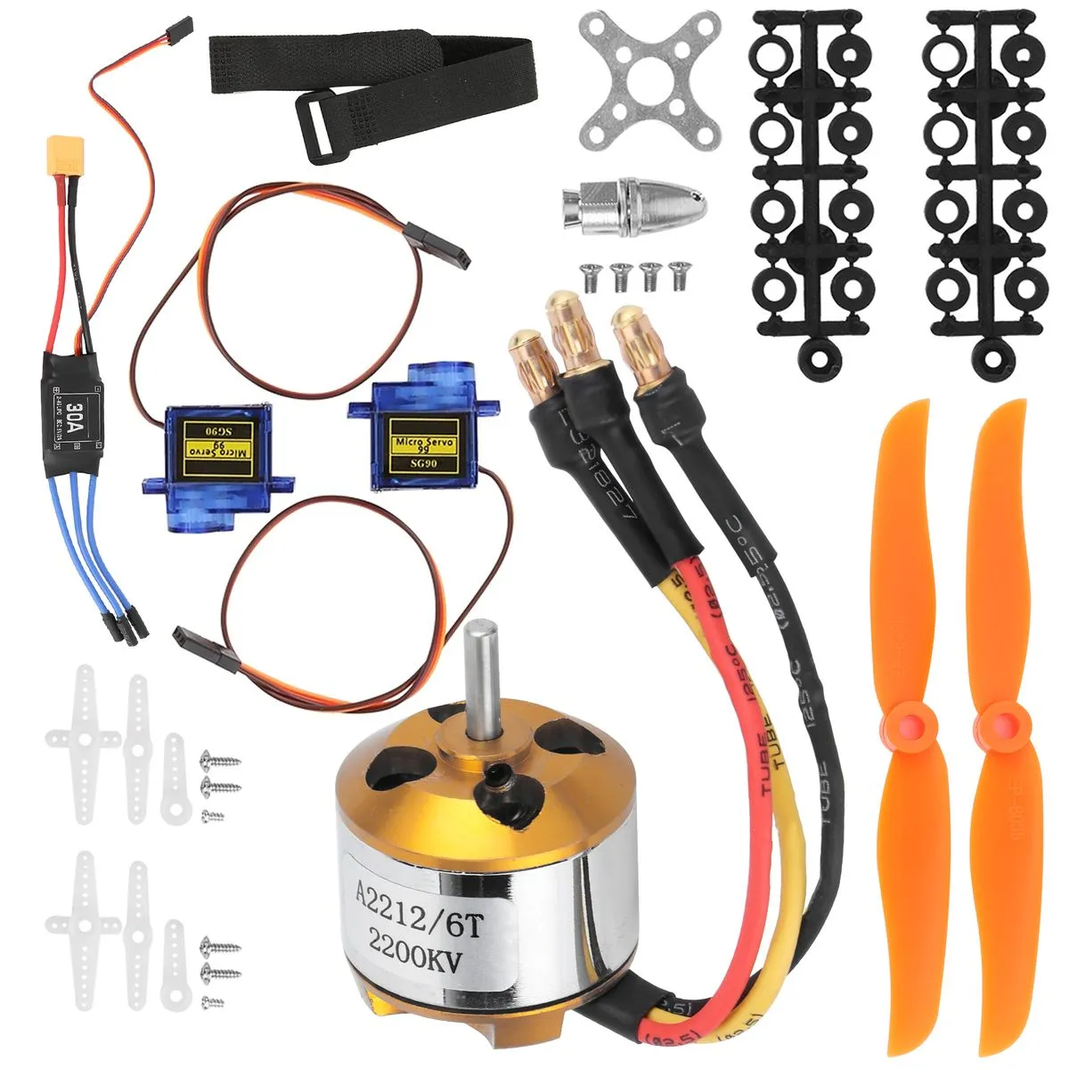 RC Remote Control Aircraft 2212 KV2200 Motor 6035 Propeller Set
