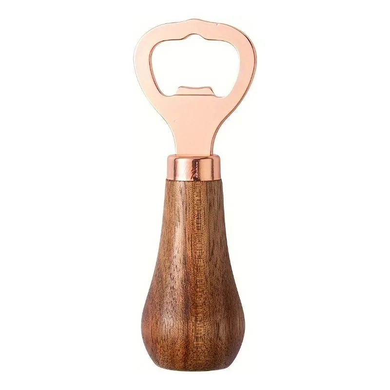 Beer Drink Opener Handcrafted Portable - Brown