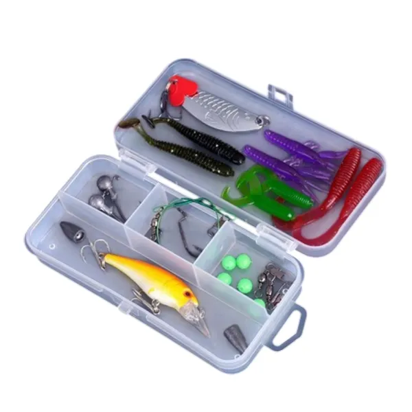 25-in-1 Outdoor Fishing Gear Bionic Bait Luya Sequin Bait Set