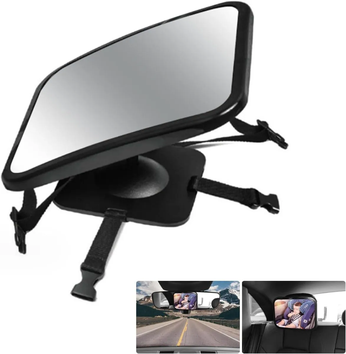 360 Rotating Safe Baby Car Mirror
