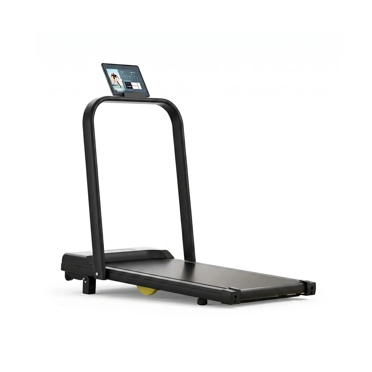 8% Incline Foldable Treadmill Bluetooth Smart APP for Home-12km/h Speed - Black