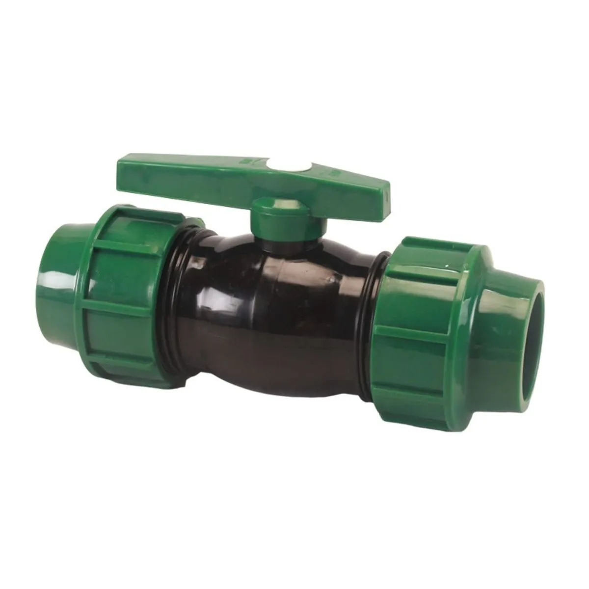 PE Quick-Connect Ball Valve for Water Pipes - 1/2", 3/4", 1" (20/25mm)