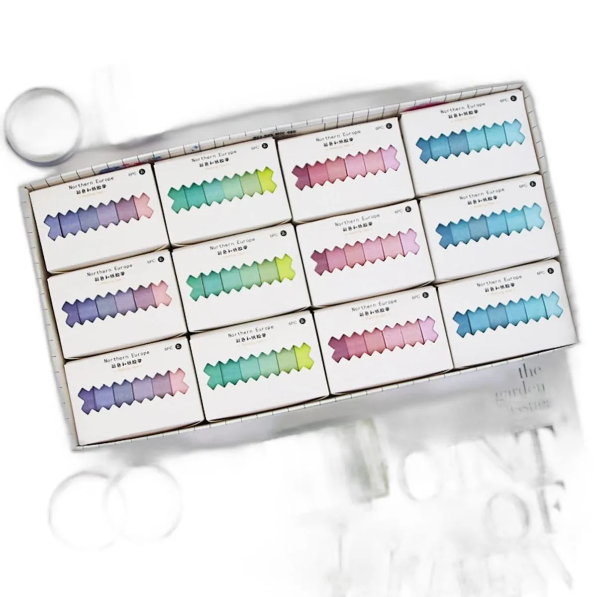 Rainbow Paper Tape DIY Gift Set