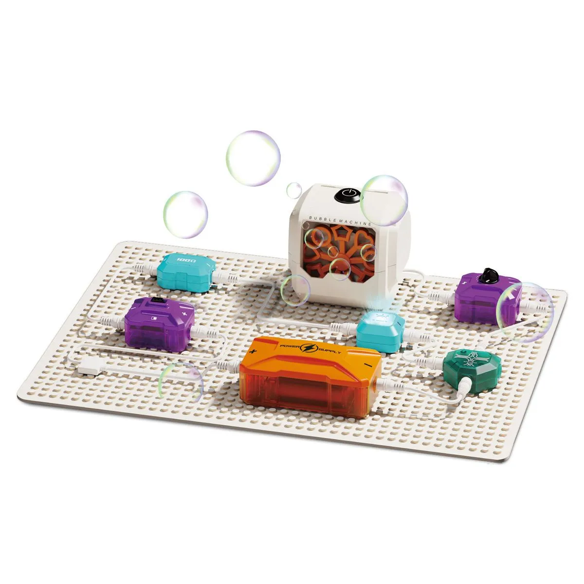 STEM Kits / Science Kits for Kids level-1, Automatic Bubble Blowing
