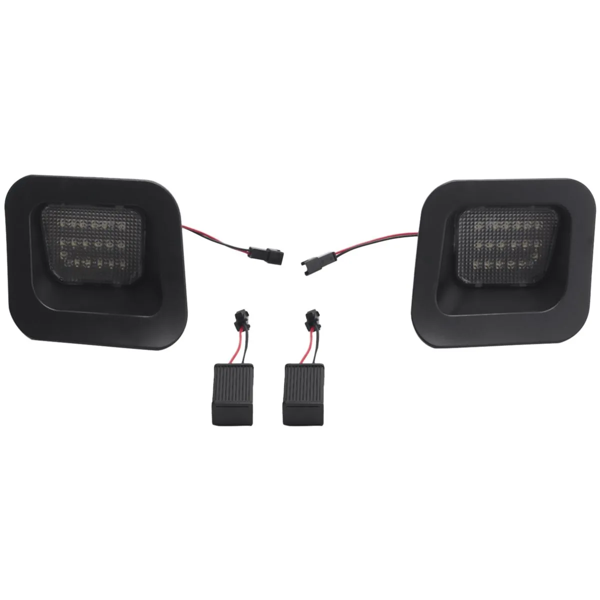 Smoke Car Rear License Plate Lights for Ram 1500 2500 3500