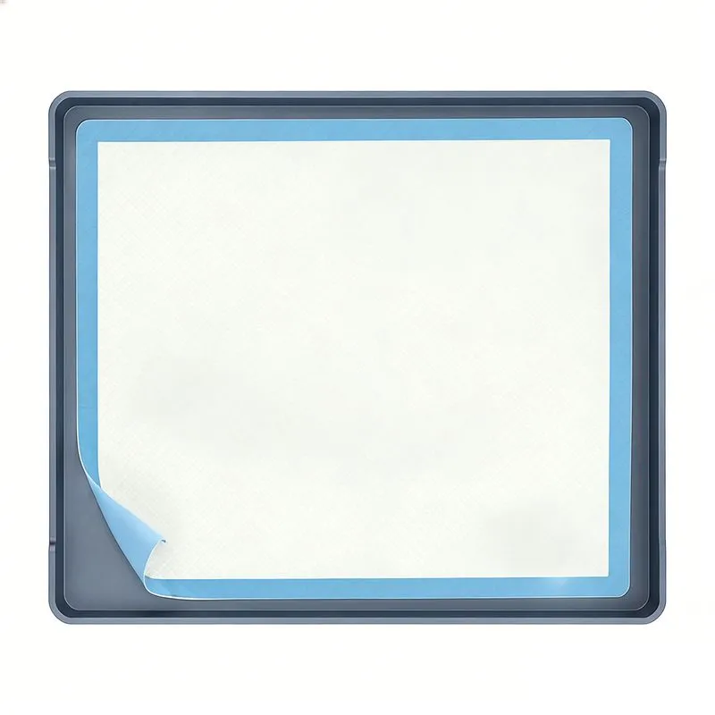 24 x 24 Inch Gray Pet Food Mat, Concave Convex Mat, Suitable For Dogs
