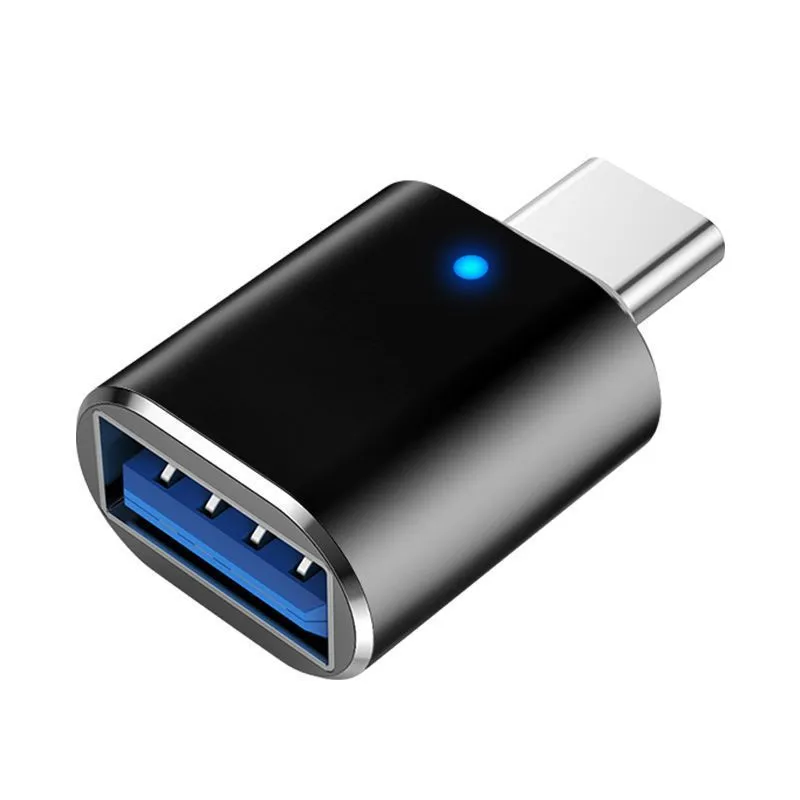 Type-C to USB 3.0 adapter is smooth data transfer made of metal