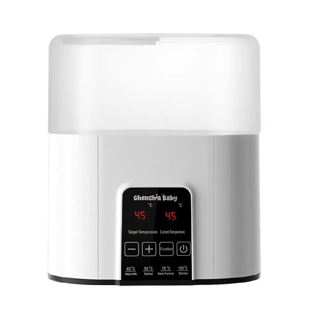 Chenshia Double Bottle Warmer & Steriliser LED Display Accurate Temperature