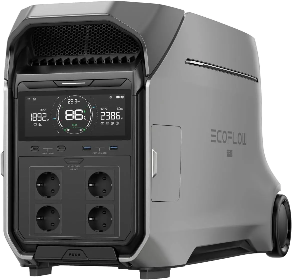 EcoFlow DELTA Pro 3 Portable Power Station (European Plug)