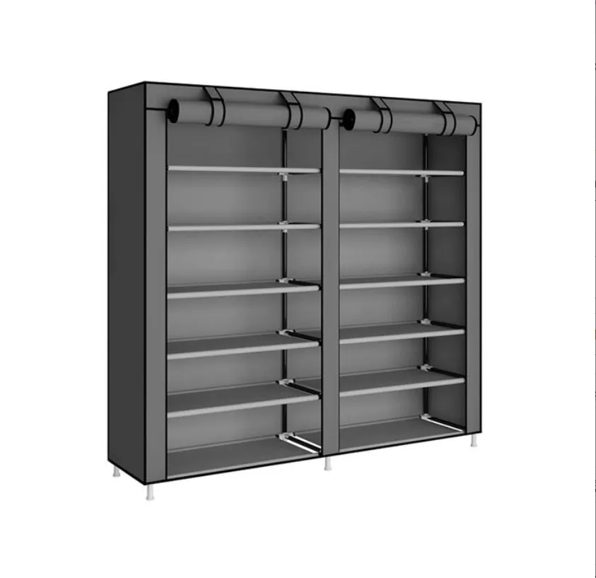 Large Fabric Shoe Rack Organizer - 6-Tier Storage Cabinet