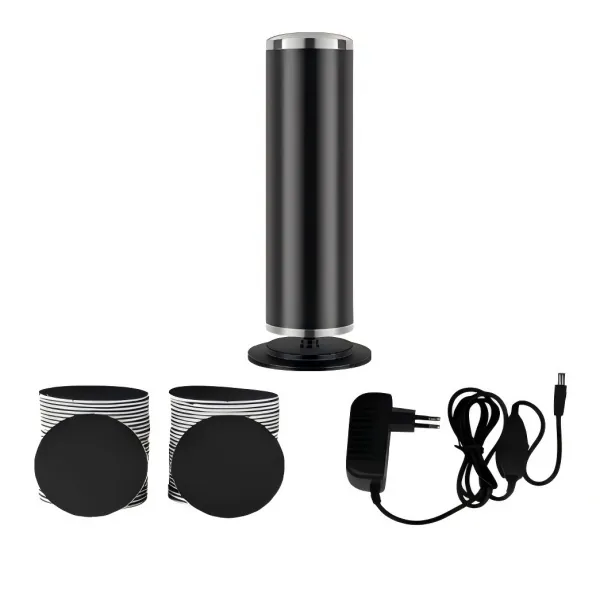 Electric Foot File - Callus Removal Tool with 60 Sand Discs for Smooth Feet - Black