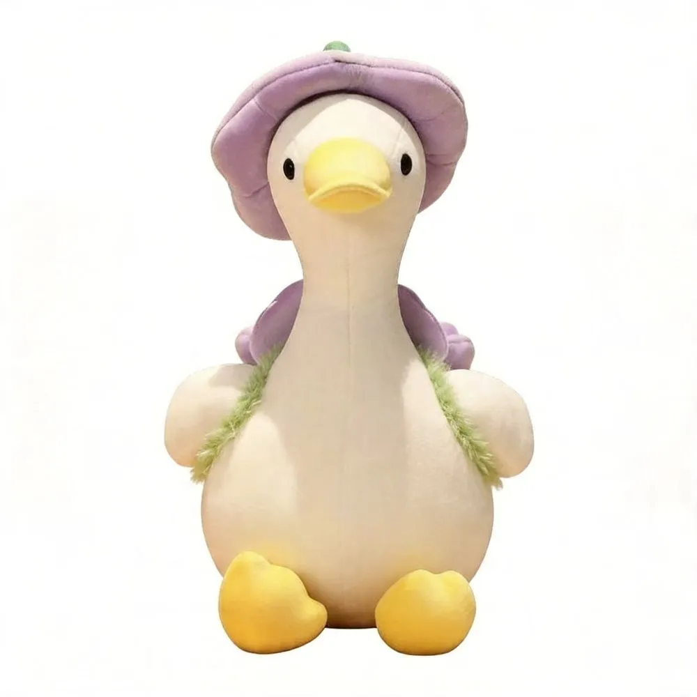 Cute Duck Plush Toy Soft Stuffed Animal 30cm - Purple