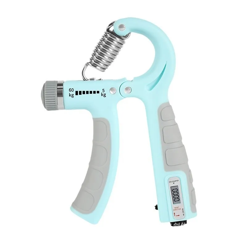 Feijian Digital Hand Gripper, 5-60KG Adjustable Resistance Strength Trainer