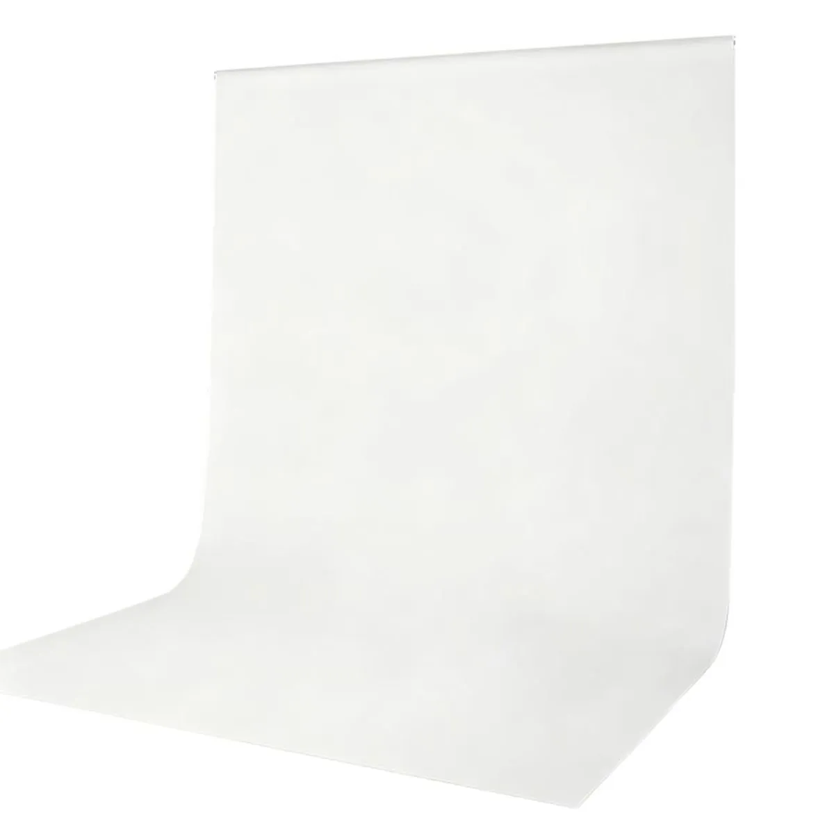 White Wrinkle Resistant Photo Backdrop for Studio Product & Live Shooting