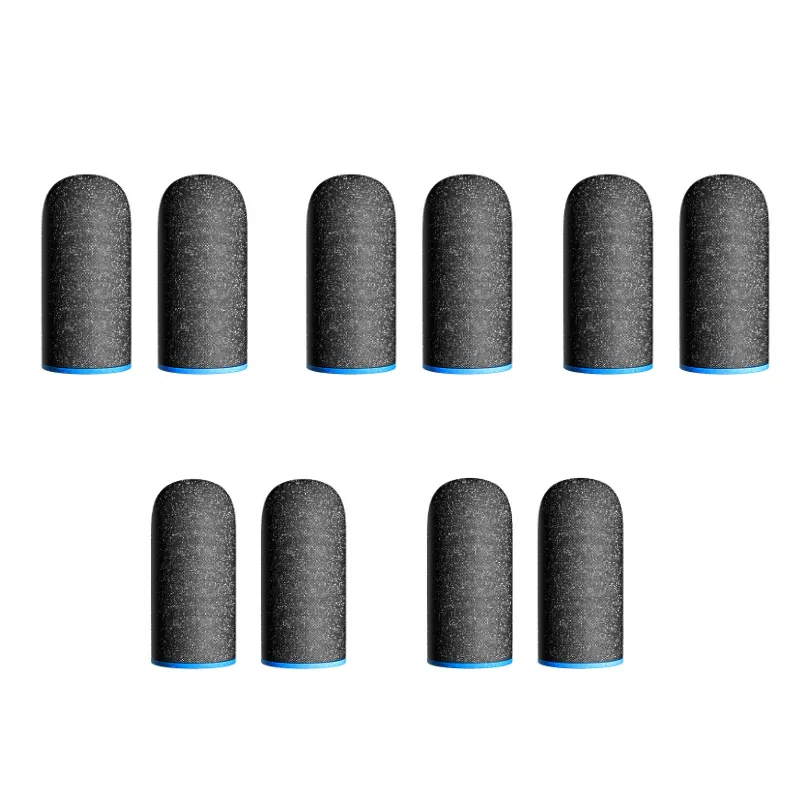 Anti-Slip Finger Sleeves for Mobile Gaming (5 Pairs/10 Pieces)