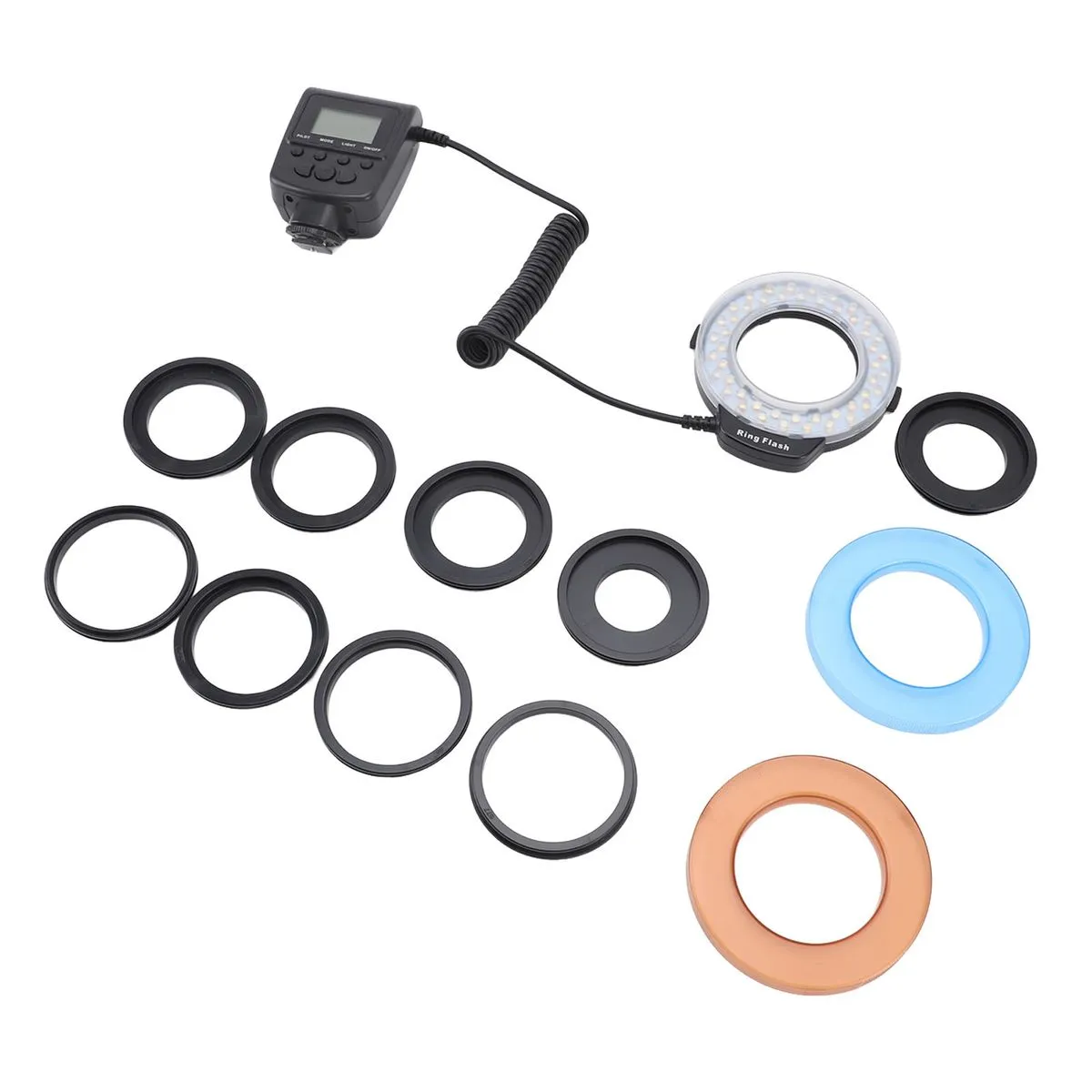 48LED Macro Flash Compatible with DSLR Cameras Daily Use