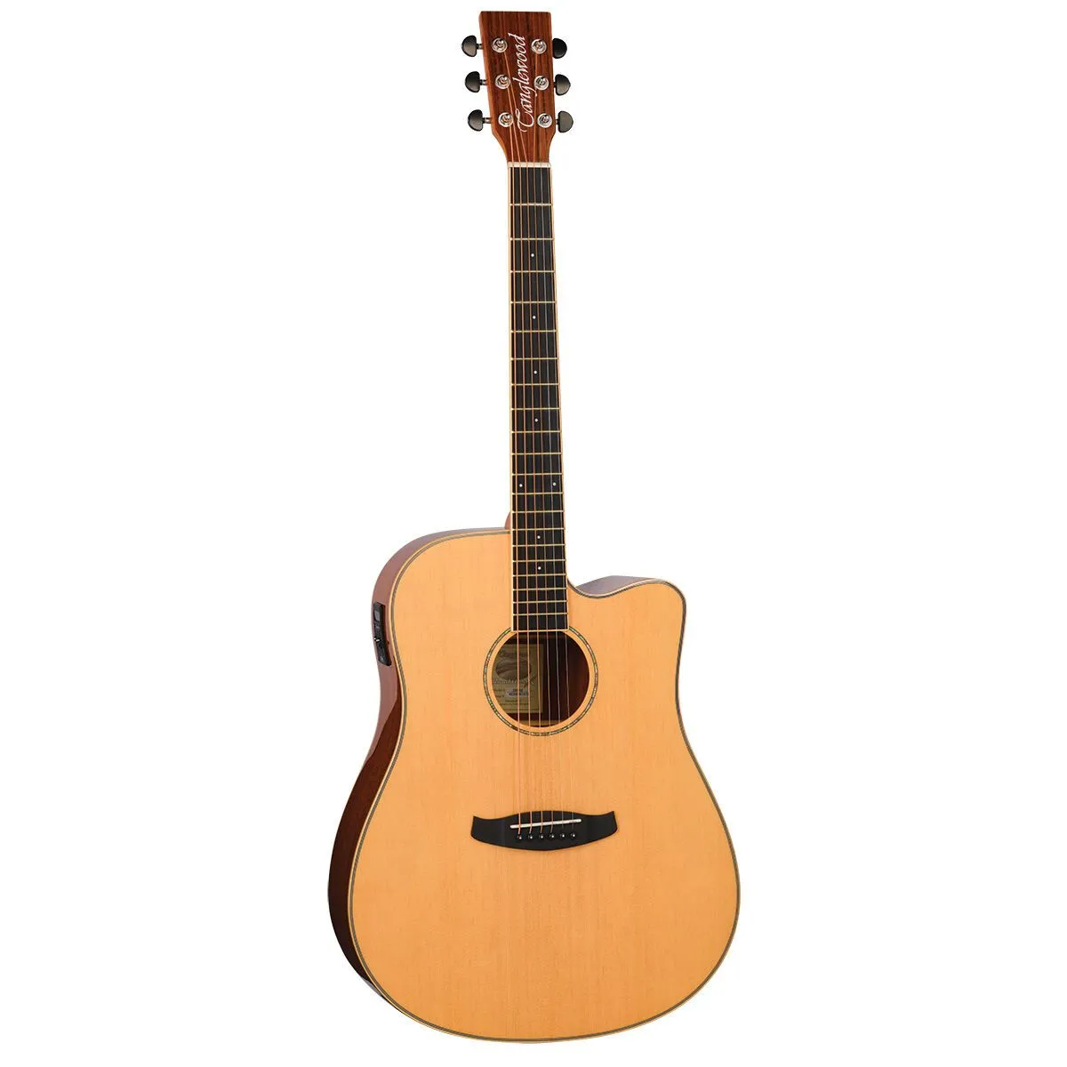 TANGLEWOOD Roadster X Dreadnaught Cutaway Gloss with Elec & Bag