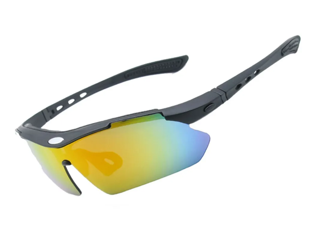 Polarized Sunglasses, Cycling, Running, Outdoor Sports Goggles, Unisex - Black