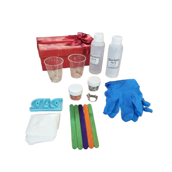 Resin Keyring Kit - Blue Dad