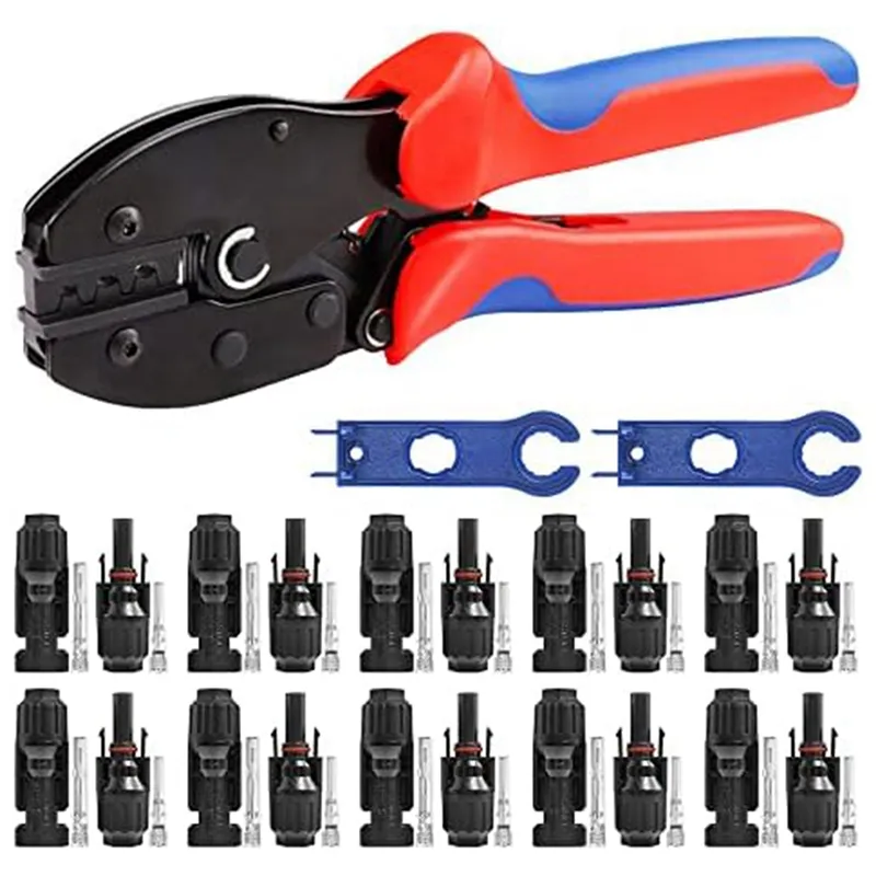 Solar Crimping Tool Kit for 2.5-6.0Mm /AWG26-10 Solar Panel PV Cable