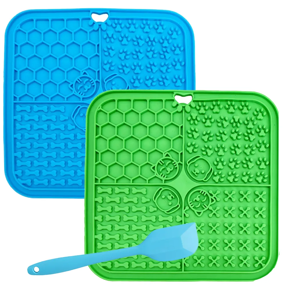 Topika-Lick Mat for Dogs/Cats w/ Suction Cups, Anxiety Relief&Slow Feeding