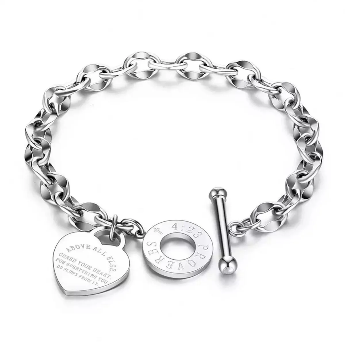 316L Stainless Steel Bracelet for Women Plated OT Clasp Bracelets