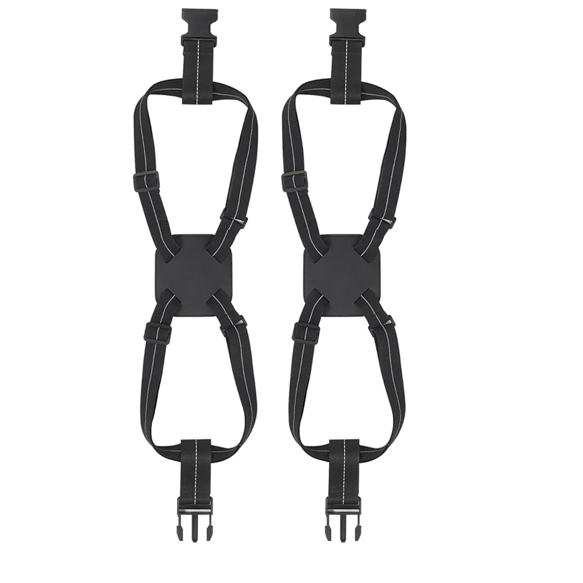 2 Piece Luggage Straps Bag Bungees for Suitcases Add a Bag