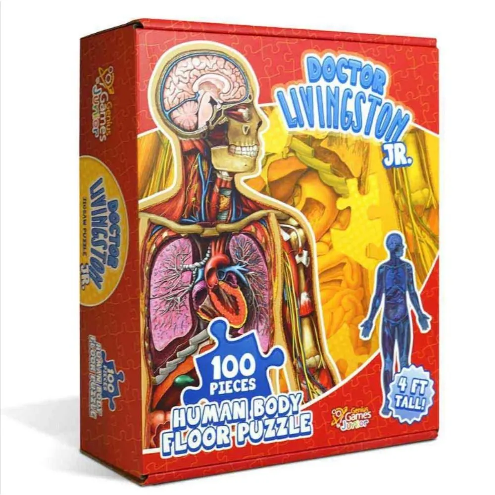 Kid's 100 Piece Human Body Floor Puzzle Children's 100-Piece Human Body
