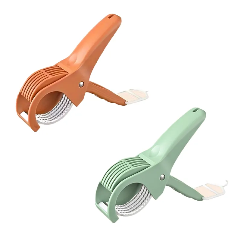 2 Pieces Fruit & Vegetable Slicer Stainless Steel Slicer Cutter
