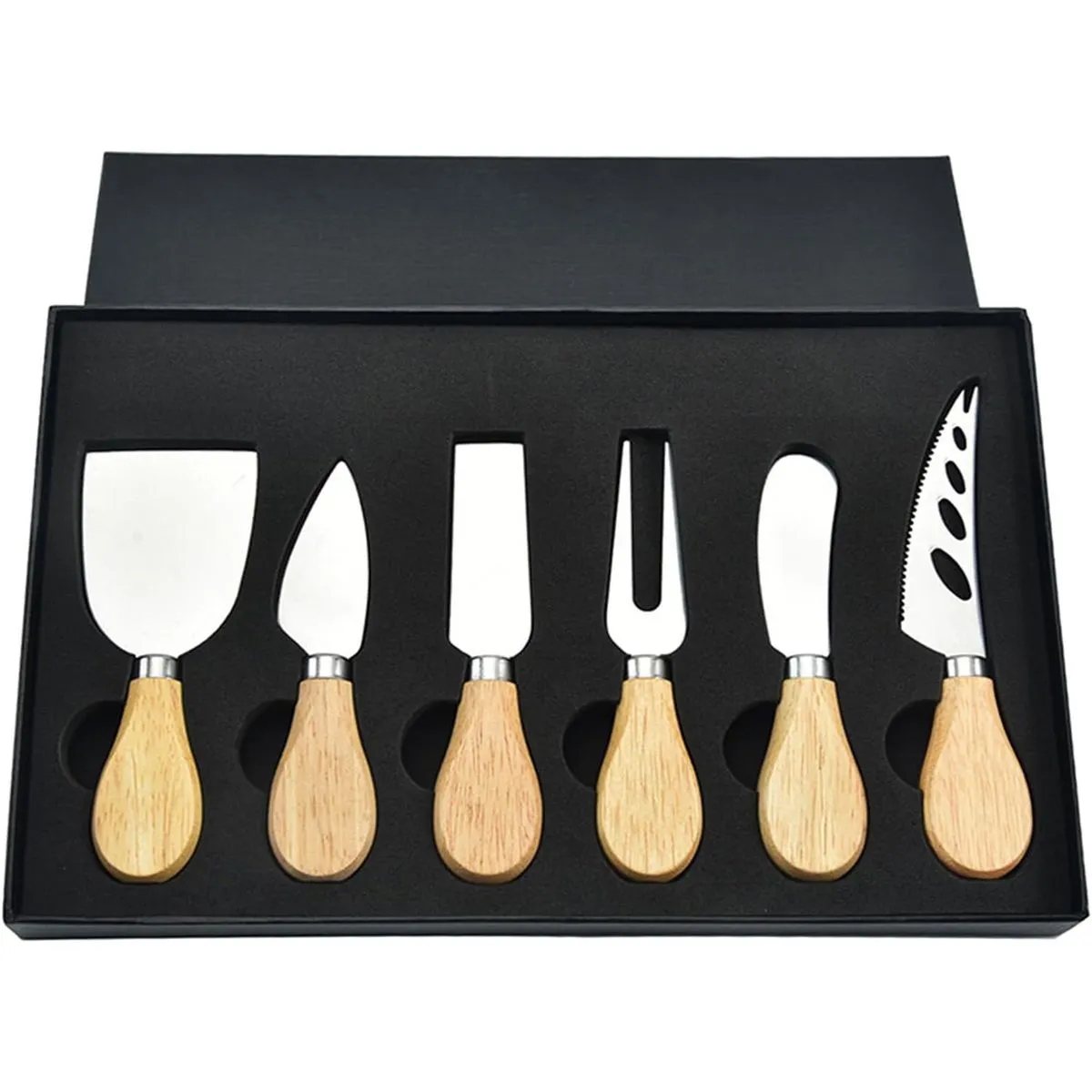 6 Pieces Cheese Knives Set