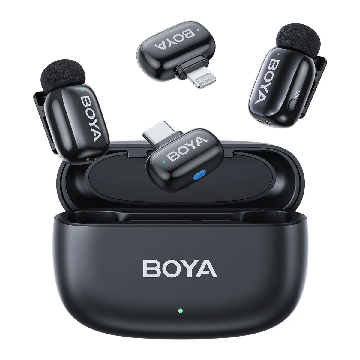 Boya Mini-12 Ultra-Mini Wireless Mic System for USB-C & Lightning Devices