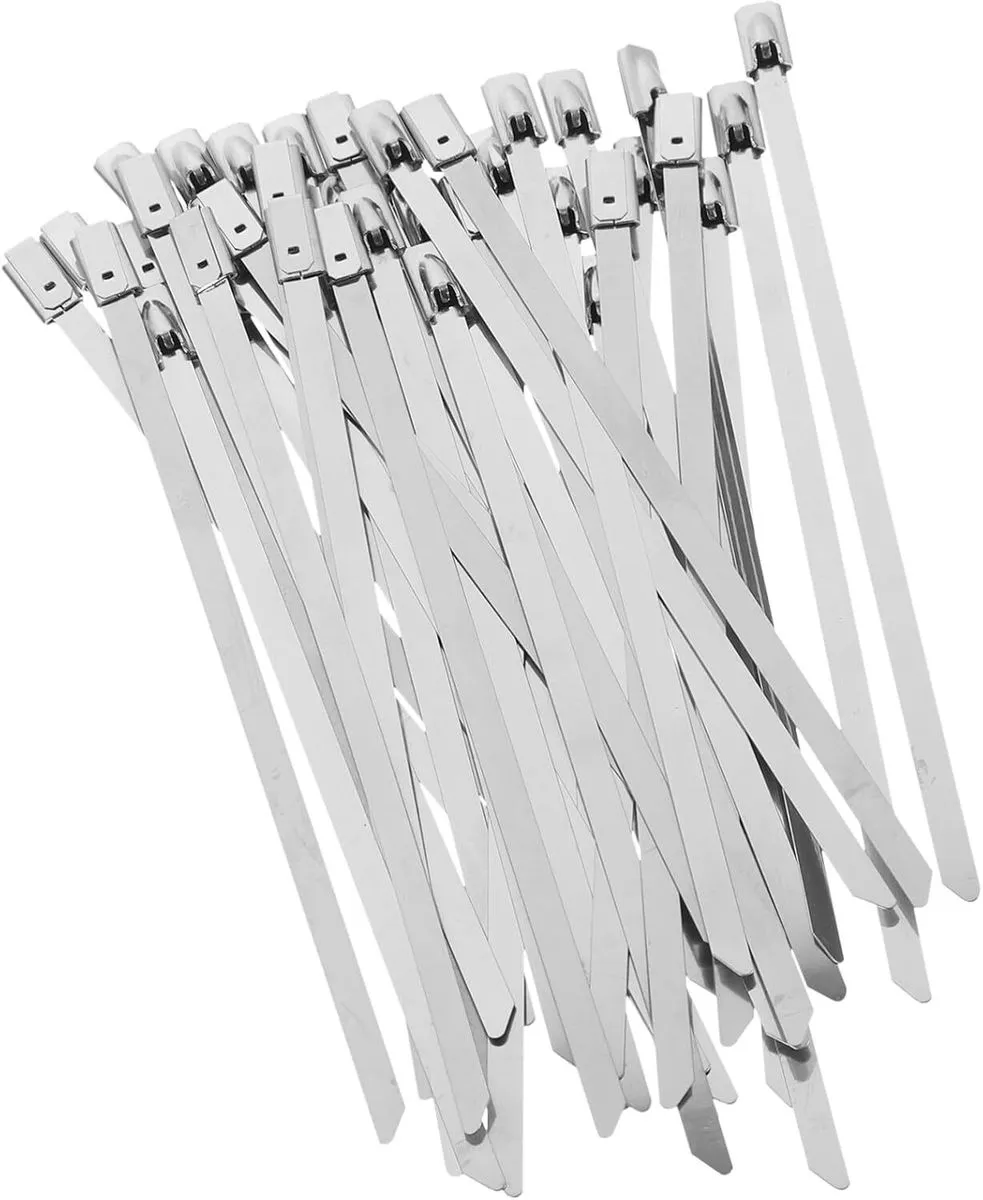 Stainless Steel Zip Ties Heavy Duty Durable Corrosion Resistant For Indoor
