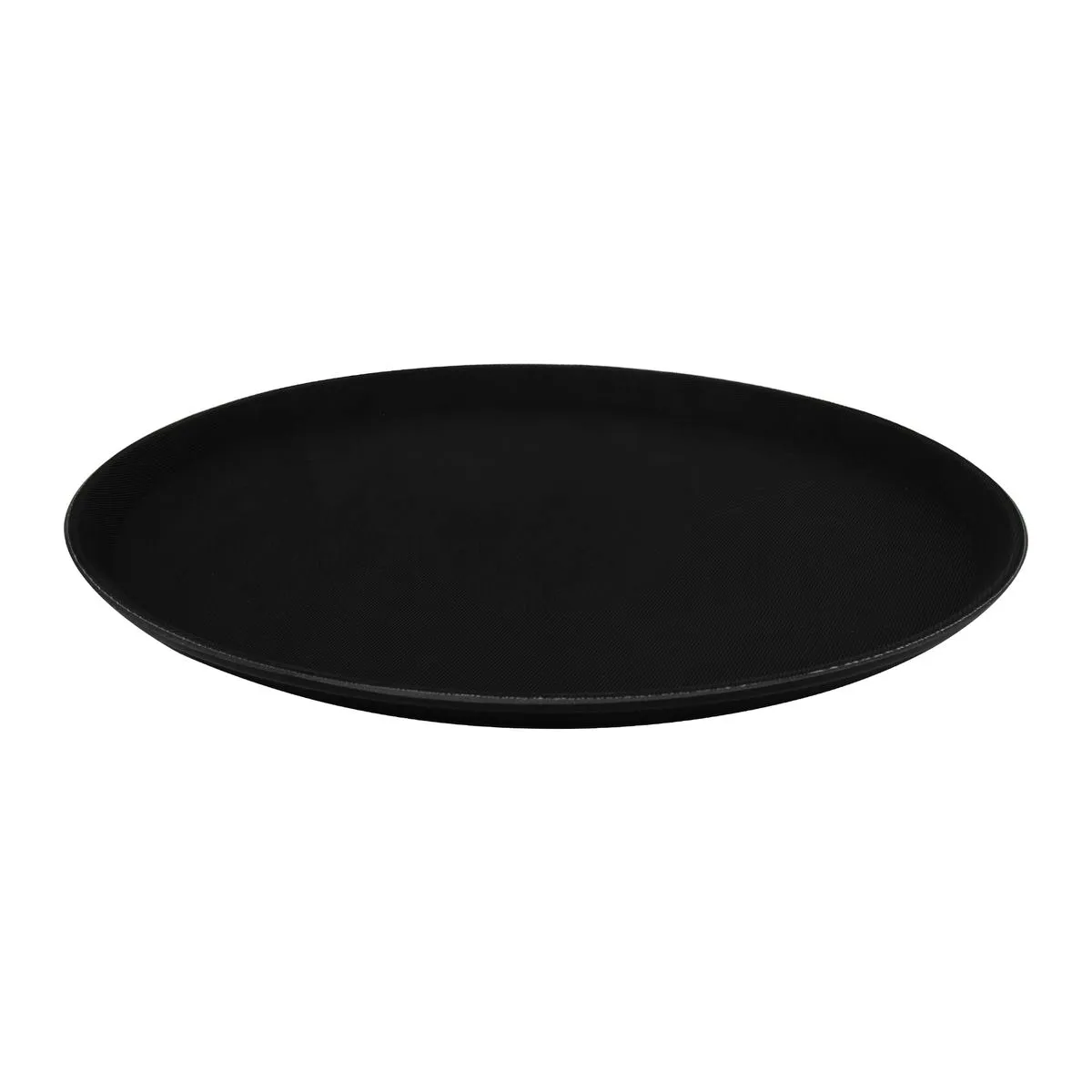 Bar Butler - 40cm Non-Slip Round Tray - Black