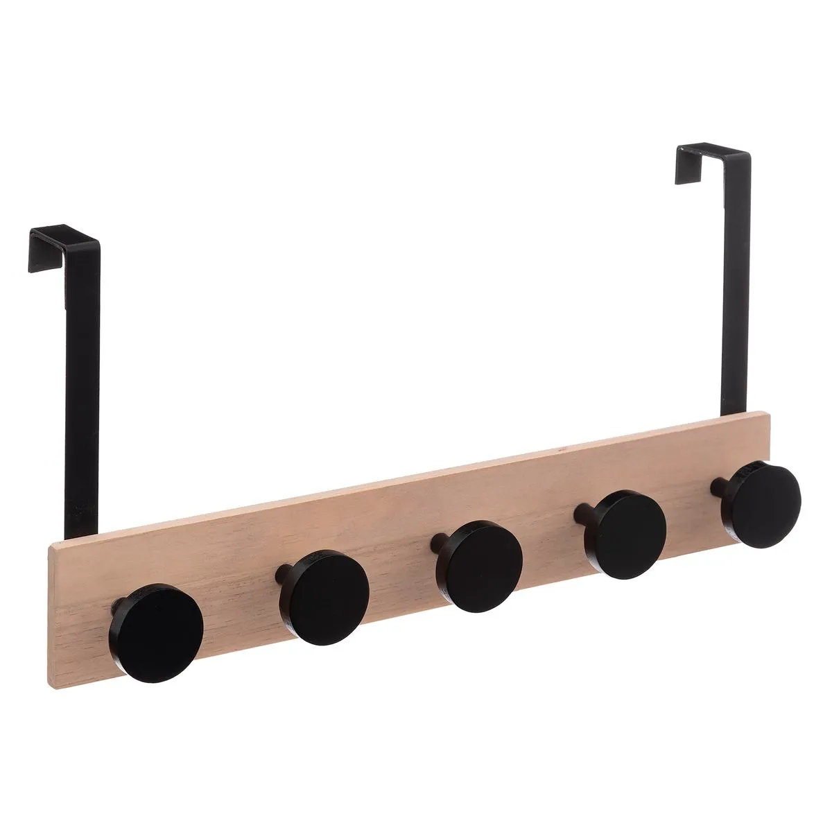 5five Black Over Door Hook - 24cm