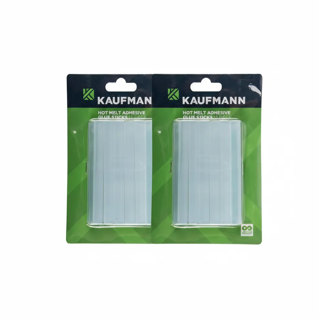 Kaufmann Hotmelt Glue Sticks 100mm x 10mm - 12 Piece - 2 Pack